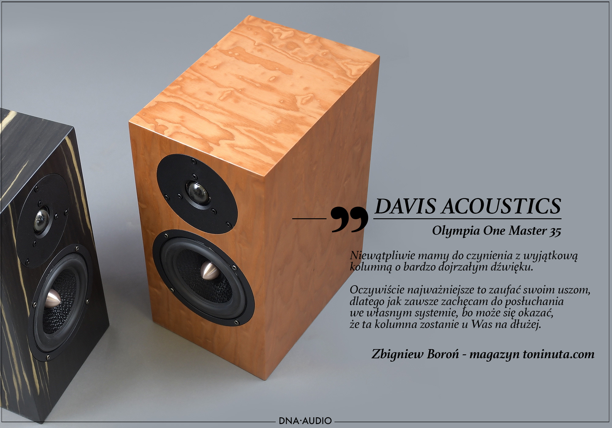 Davis Acoustics Olympia One Master - Ton i Nuta